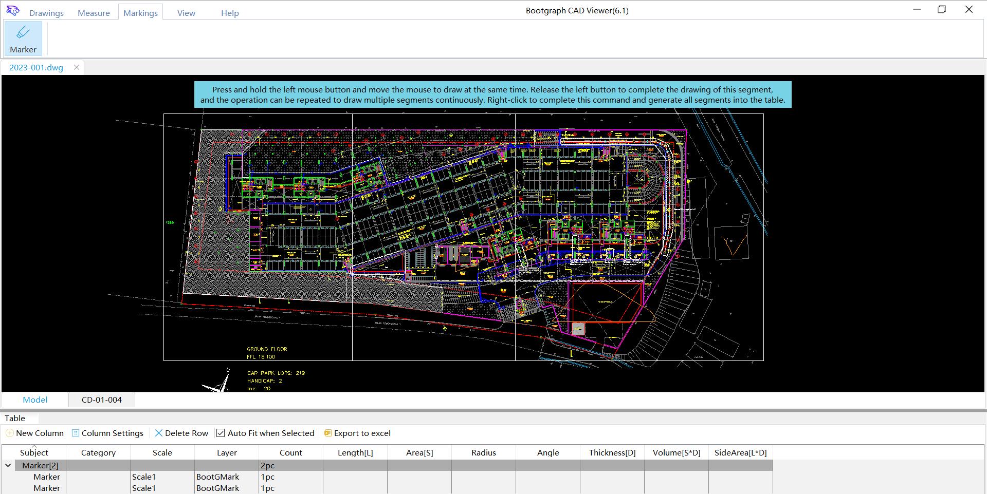 Bootgraph CAD Viewer screenshot